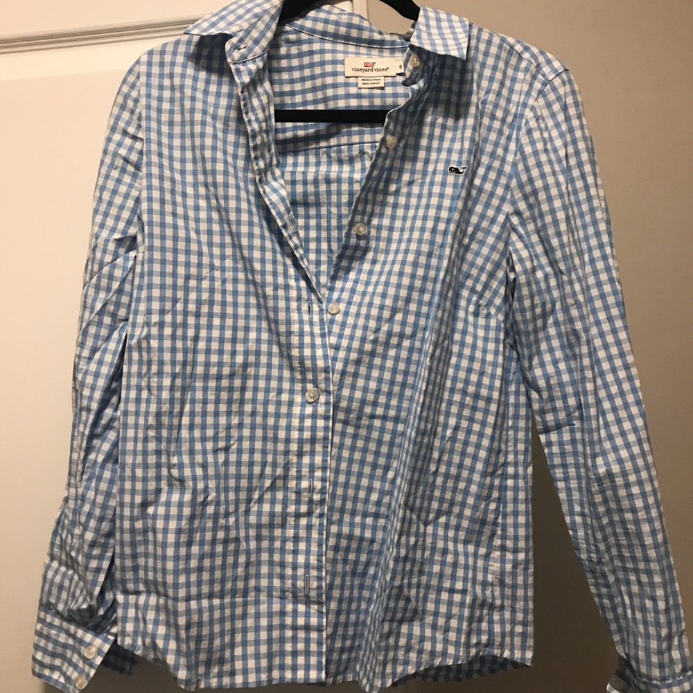 Vineyard Vines gingham shirt